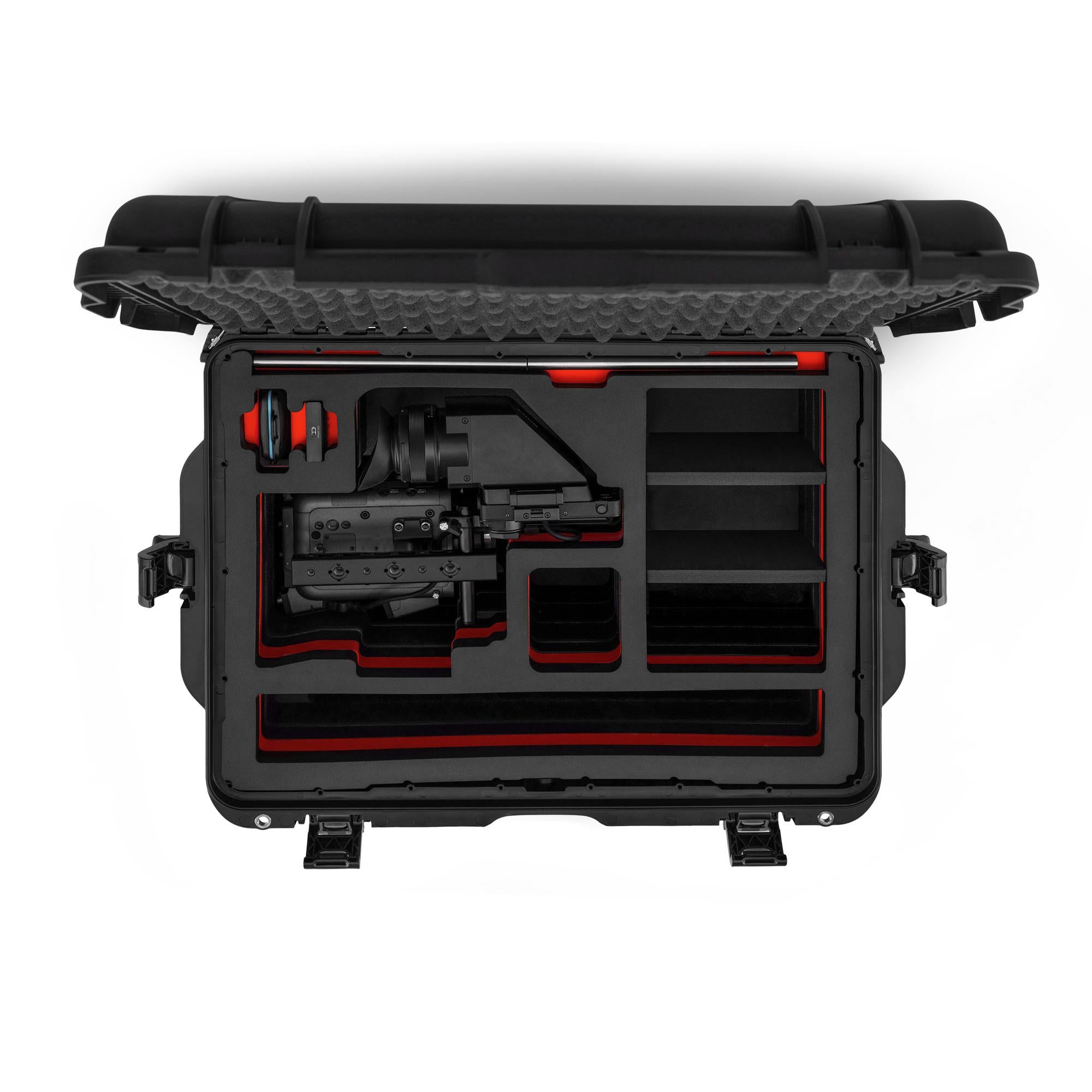 NANUK 960 SONY BURANO Black Top view NANUK 960 SONY BURANO Black Top view
