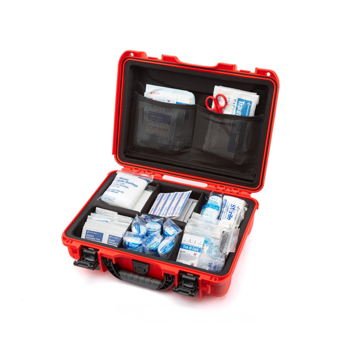 Compact First Aid Kit In Waterproof Hard Case - All-in-One Emergency Kit