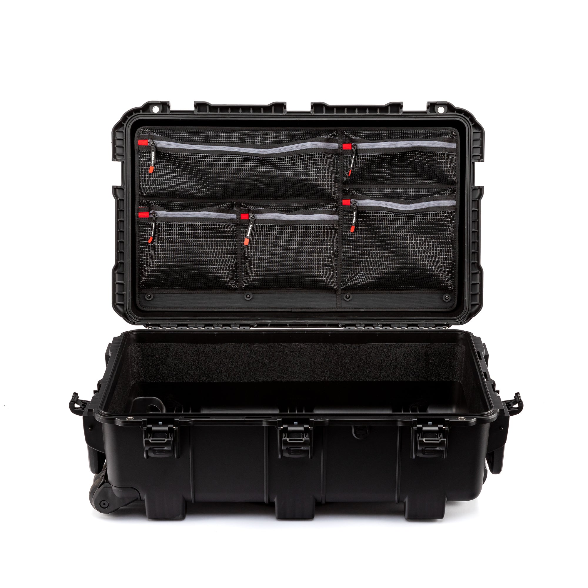 NANUK 962 Mesh Lid Organizer inside a Nanuk 962 case front view NANUK 962 Mesh Lid Organizer inside a Nanuk 962 case front view