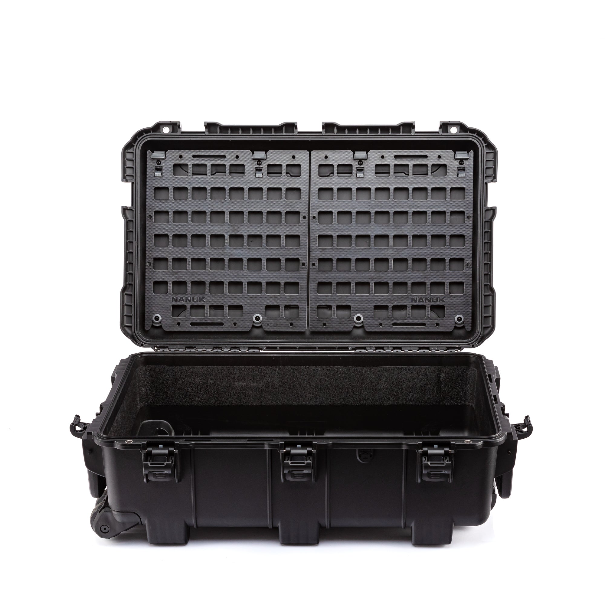 Nanuk 962 Molle System front view installed in a empty Nanuk 962 case Nanuk 962 Molle System front view installed in a empty Nanuk 962 case