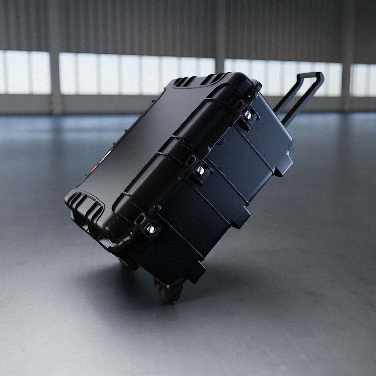 Demonstration of the NANUK 976 retractable handle and wheels