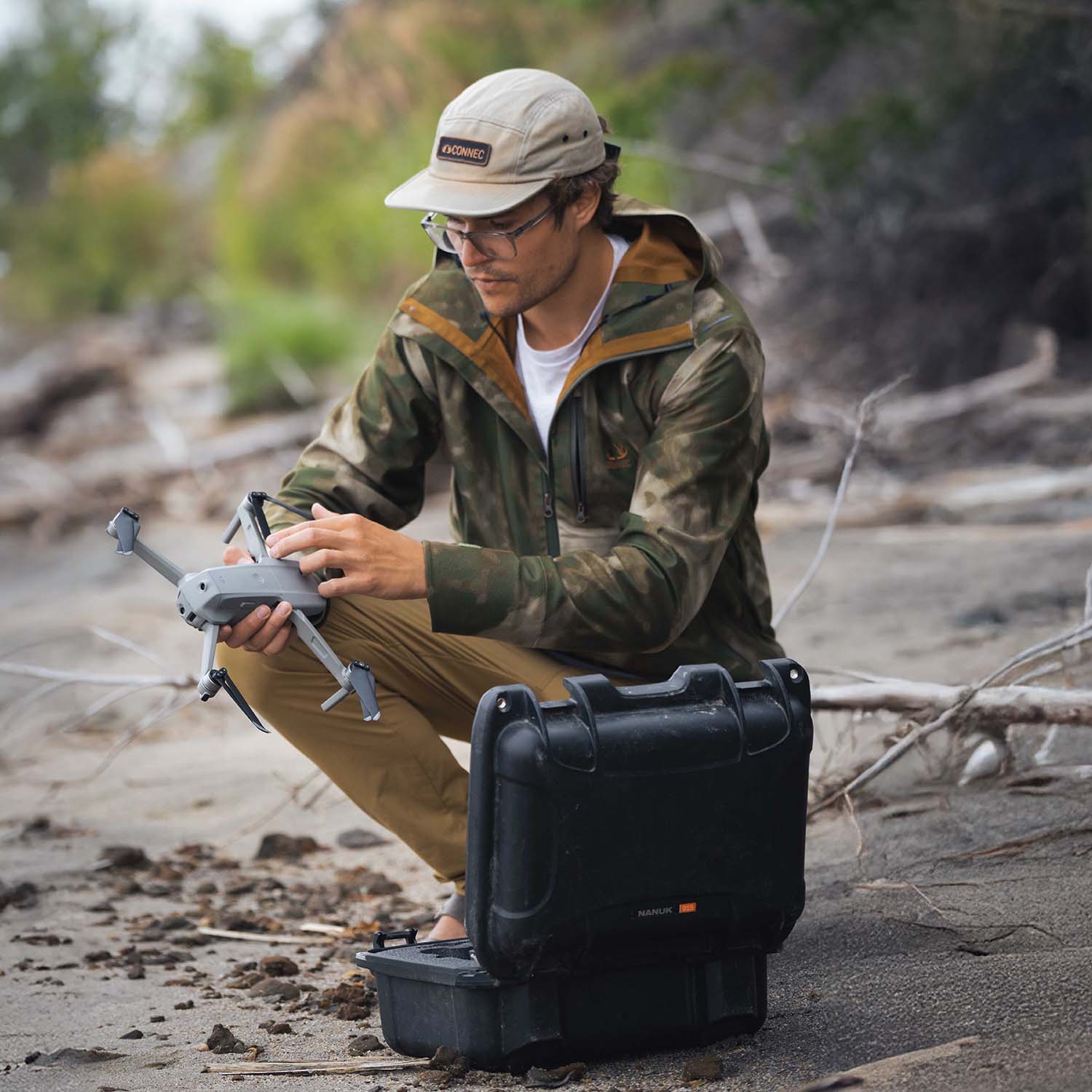 With an IP67 rating, NANUK cases are both waterproof and dustproof, ensuring your drone remains safe and operational regardless of the environment.