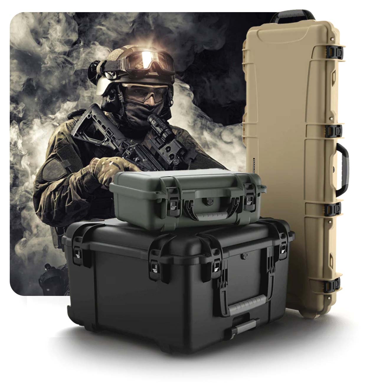 Known as the world’s best protective cases, NANUK guards your critical equipment so military personnel can successfully carry out their mission.