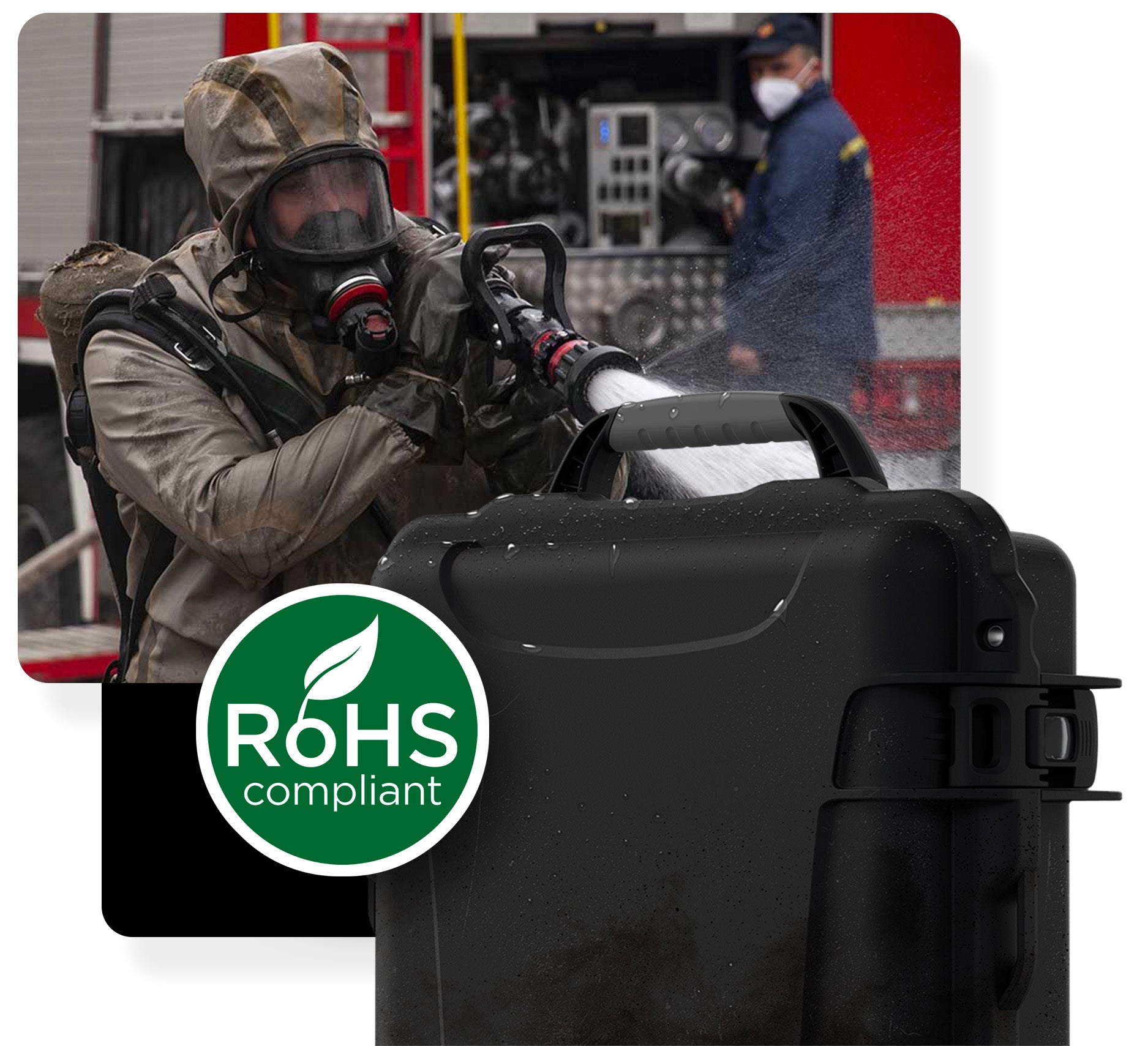 Nanuk cases for miliatry with RoHS certification