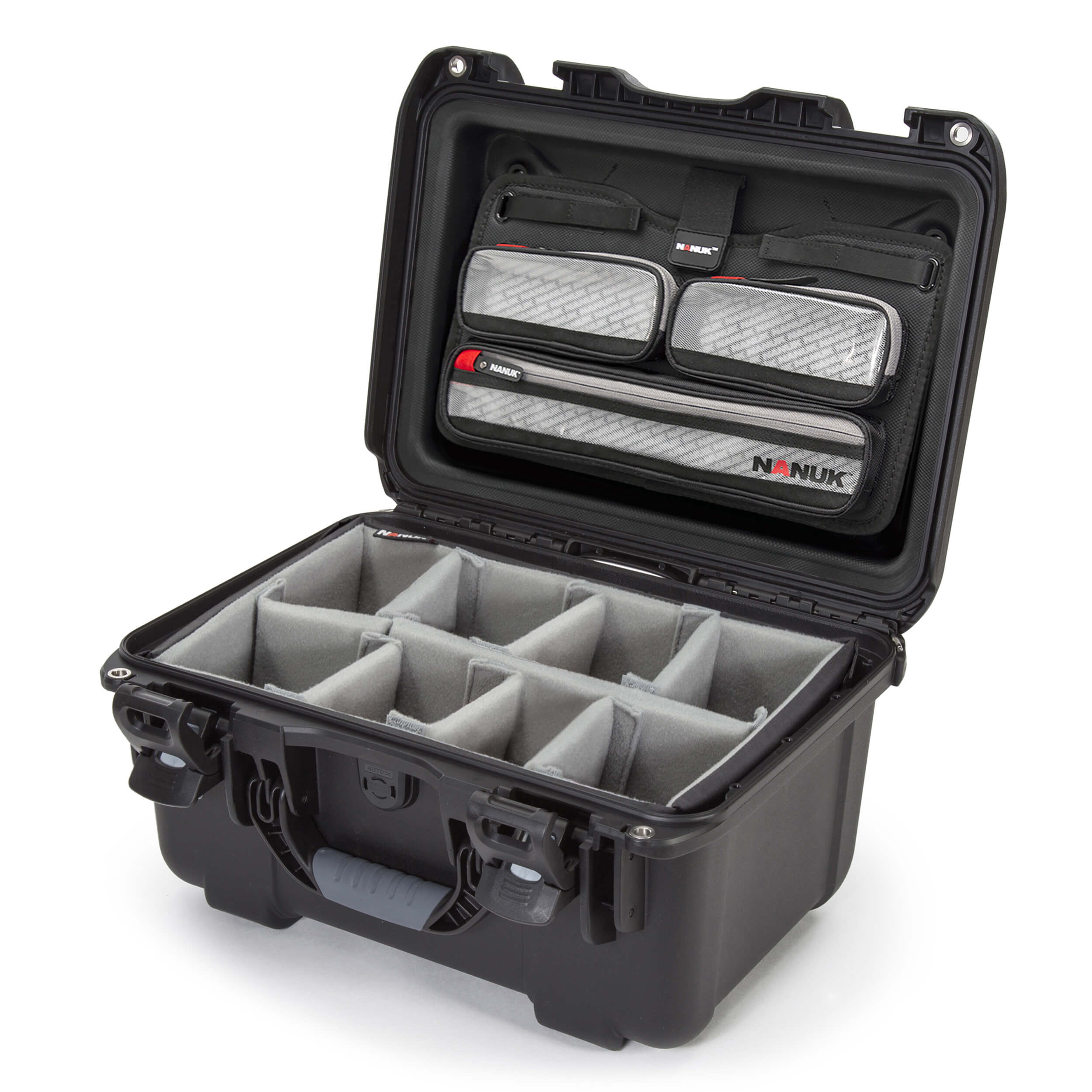 Nanuk 918 Case with Lid Organizer and Divider Black 918-6001