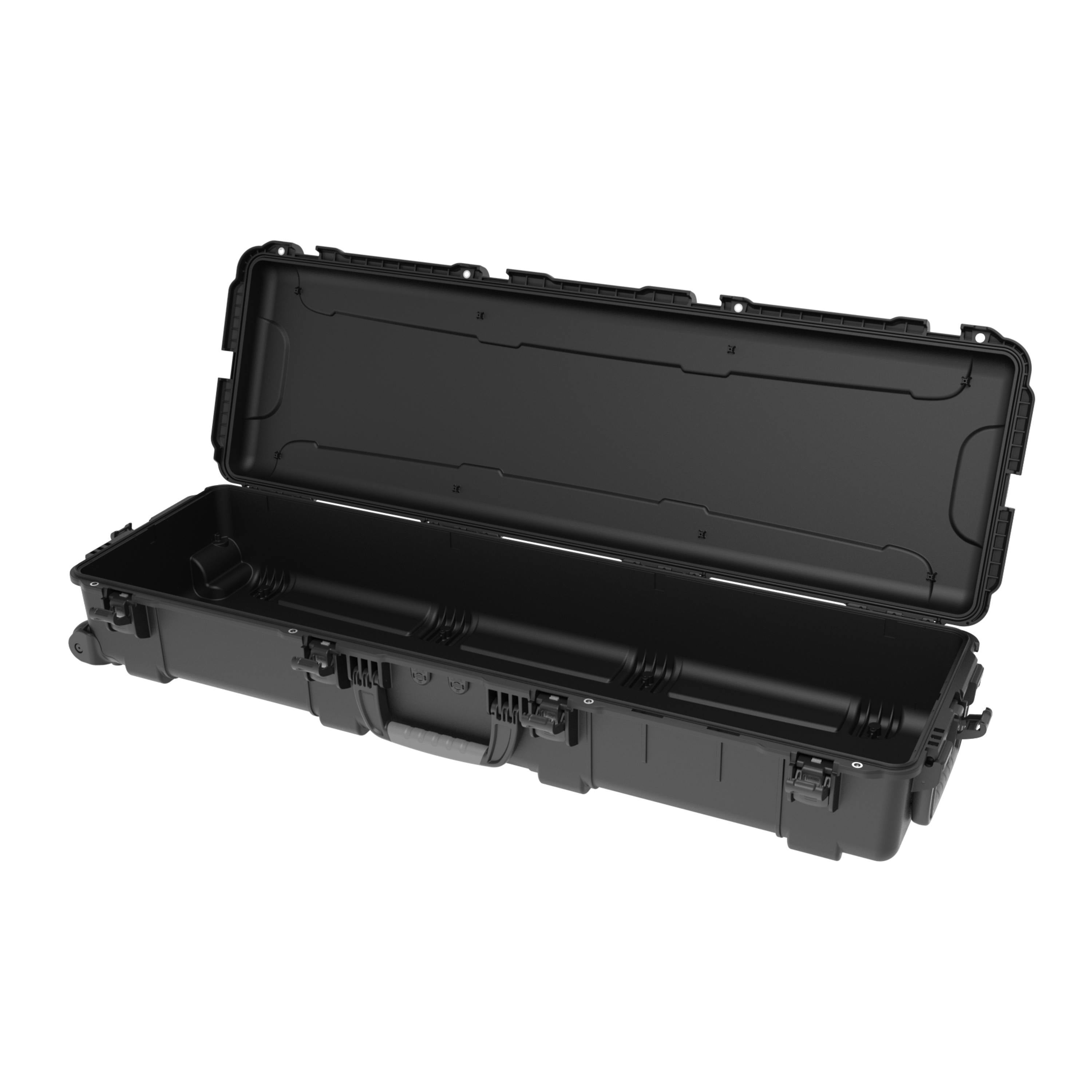 Black toolbox on a white background Black toolbox on a white background