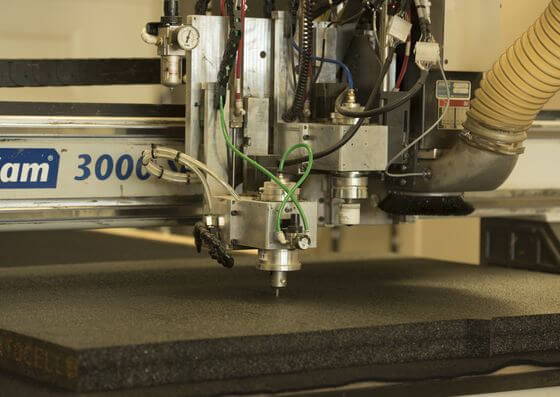 Custom cutting hard foam for Cases