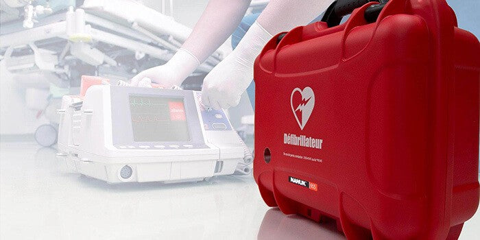 Red Nanuk case for medical gear