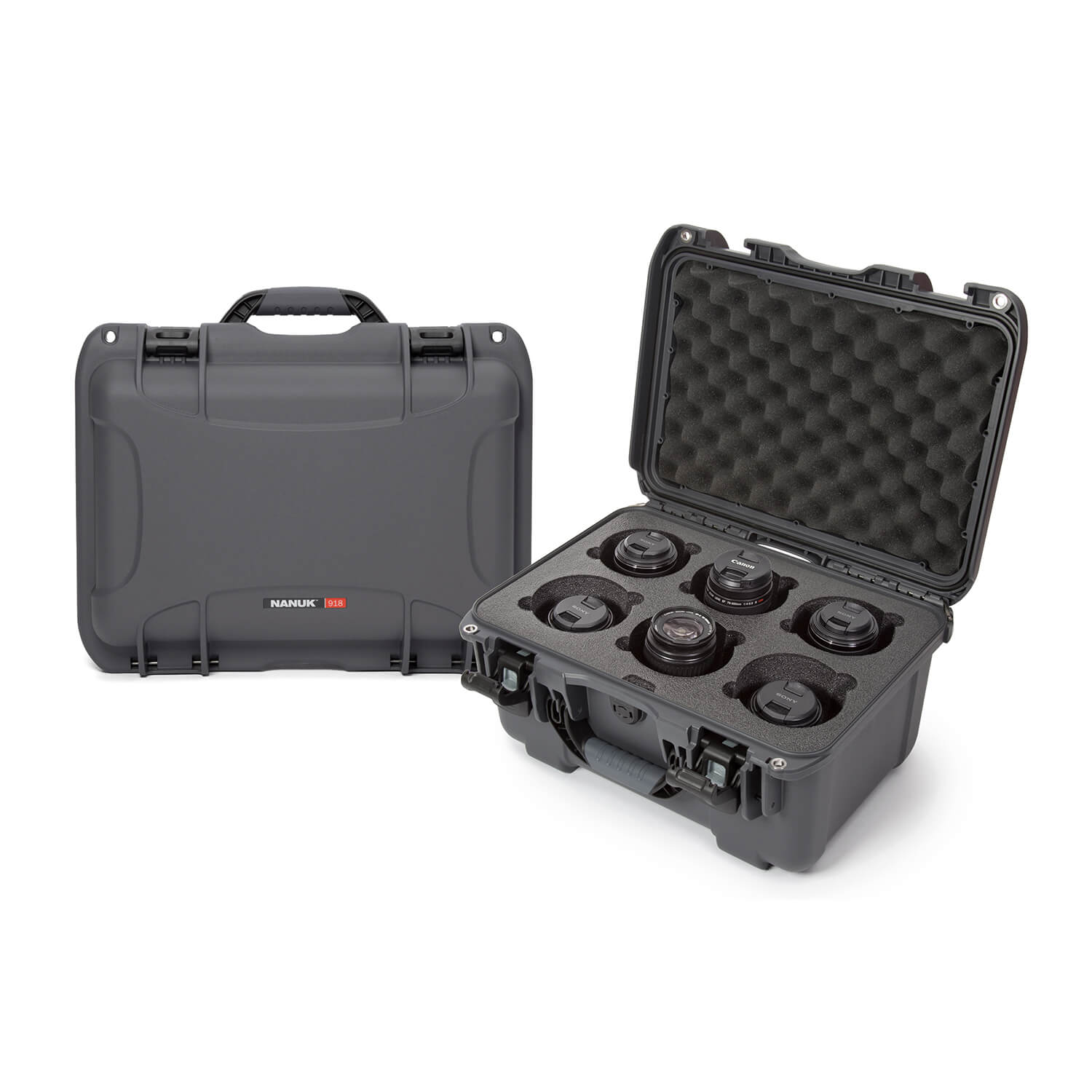 NANUK 918 6-LENS Case-Camera Case-Graphite-NANUK NANUK 918 6-LENS Case-Camera Case-Graphite-NANUK