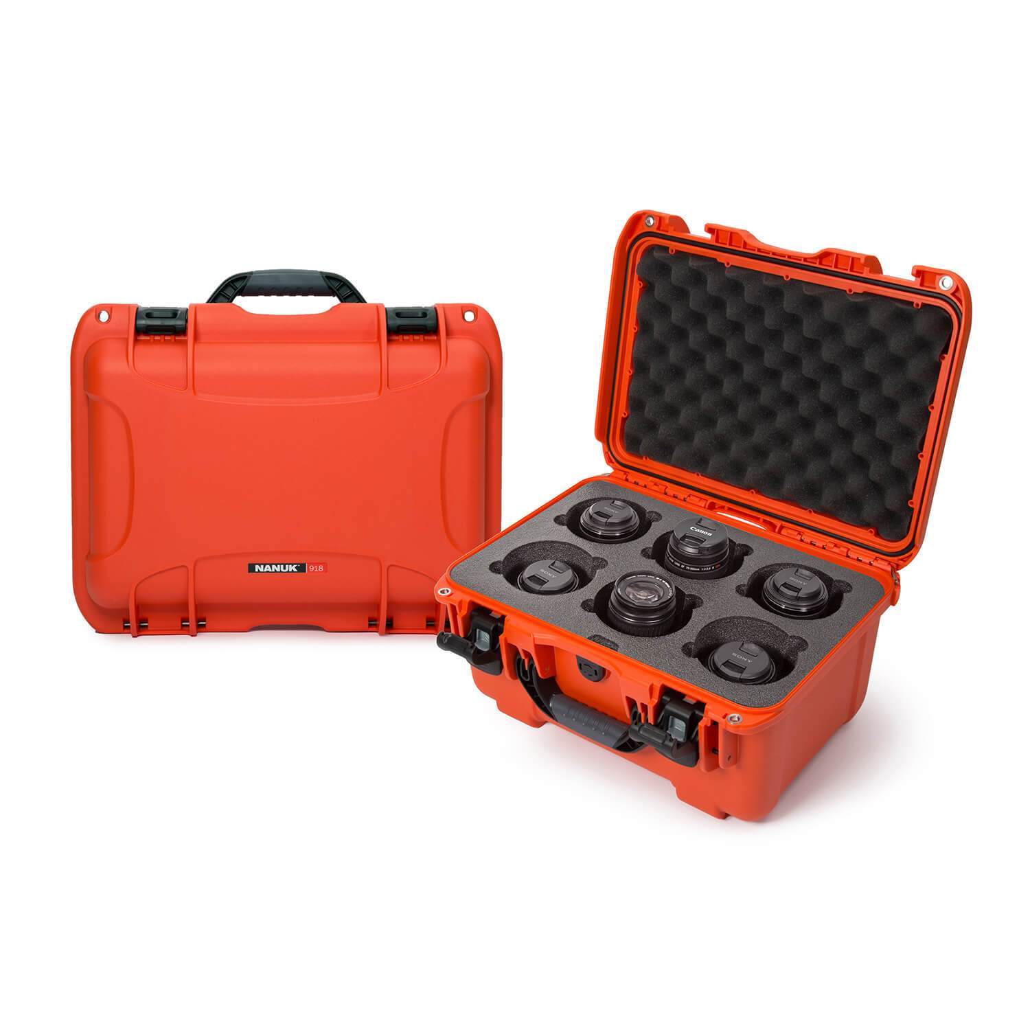 NANUK 918 6-LENS Case-Camera Case-Orange-NANUK NANUK 918 6-LENS Case-Camera Case-Orange-NANUK