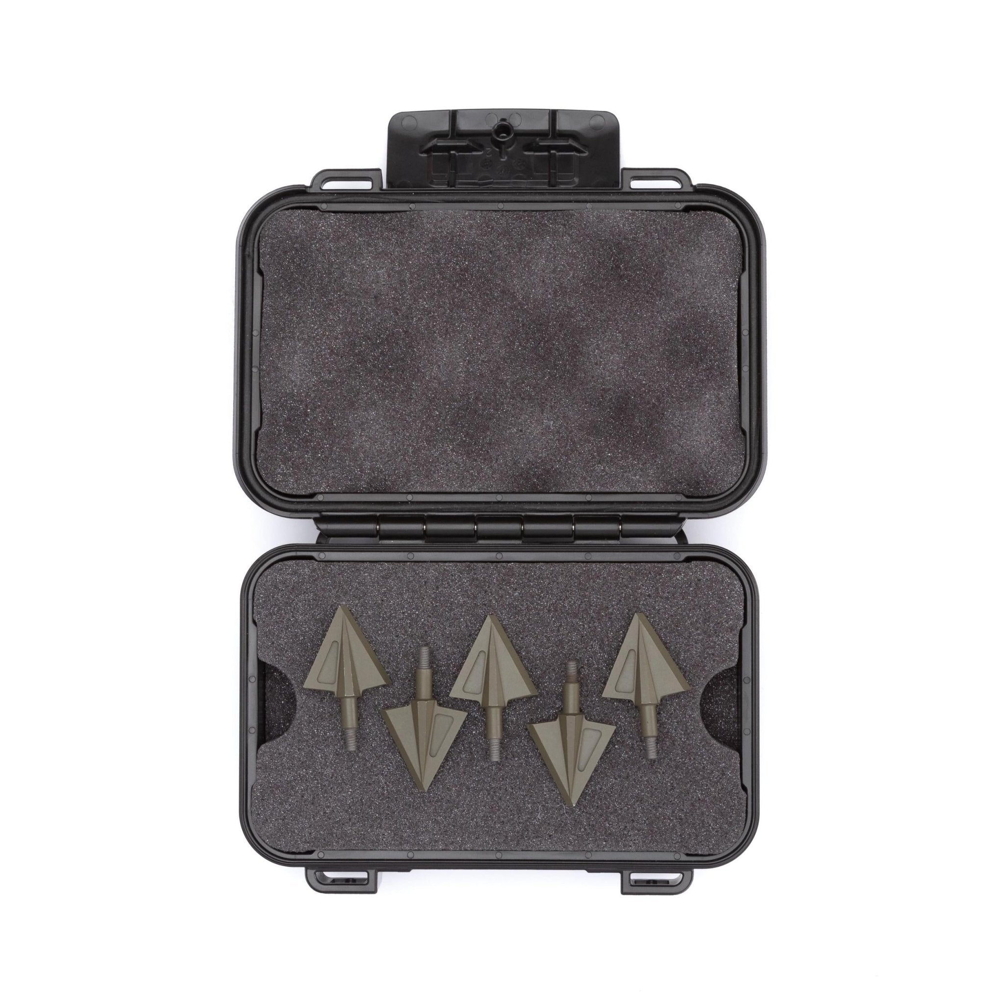 Nanuk 225 Broadhead Holder with broadheads Top view 2