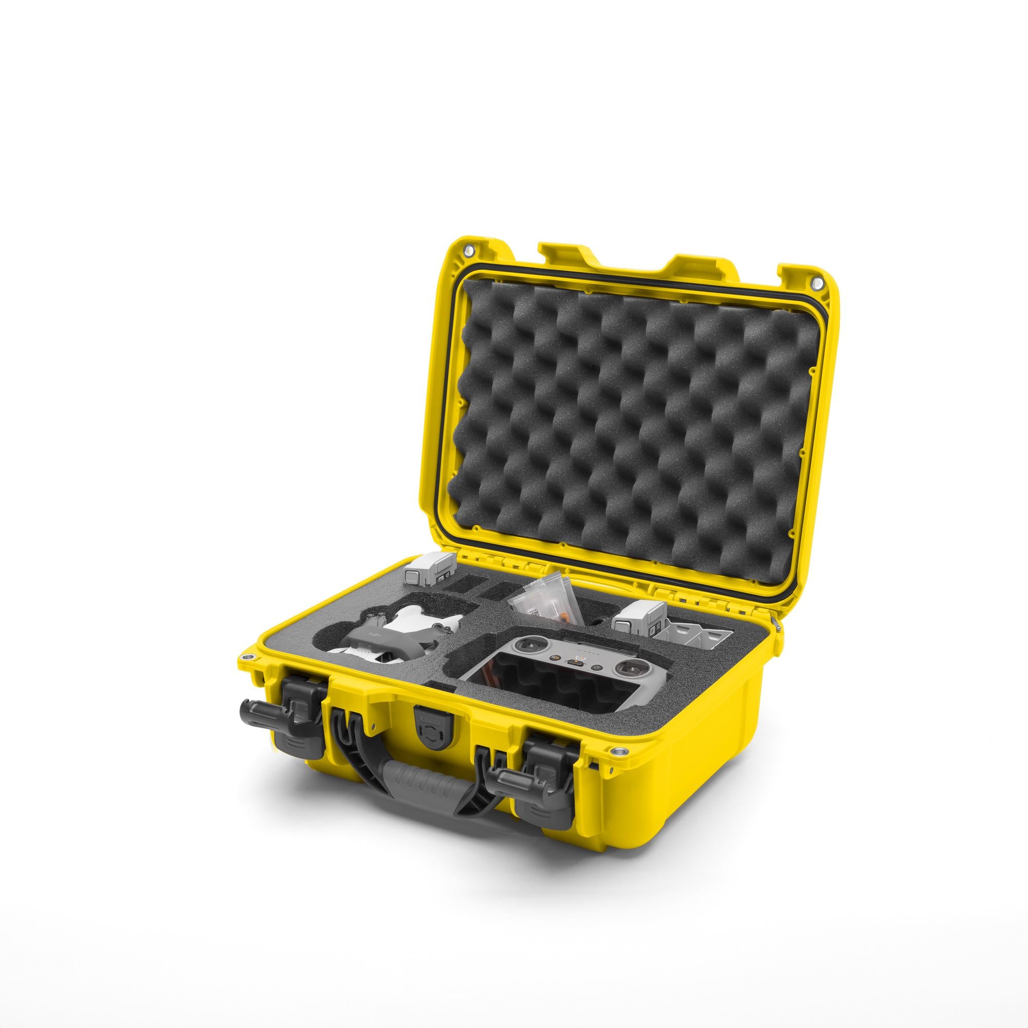 Nanuk 915 Hard-Shell Case for DJI Mini 3/Mini 4 Pro Fly More Combo (Yellow)