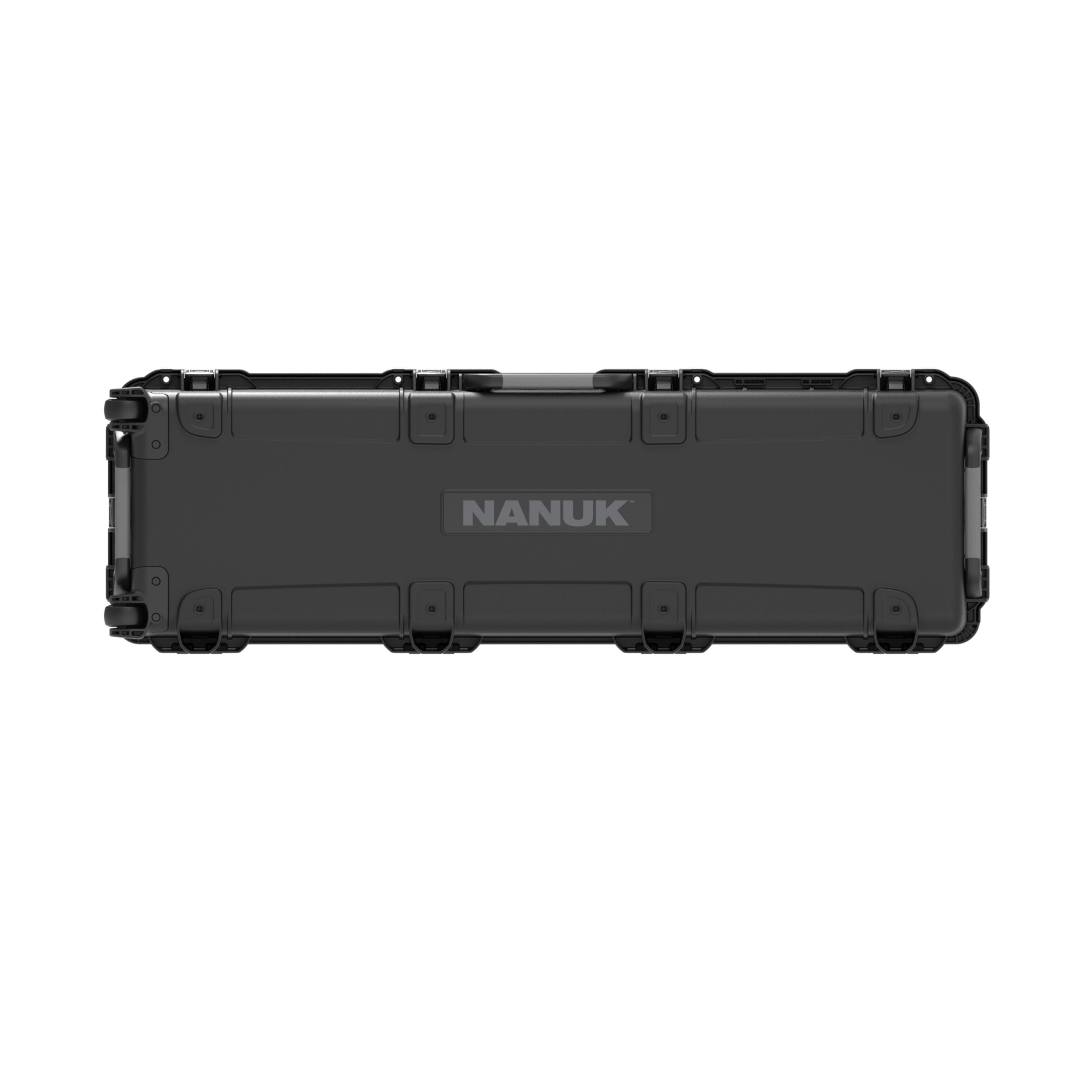 Black NANUK case on a white background