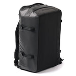 Right view of a Black N-PVD 40L Duffle Bag from NANUK on a white background