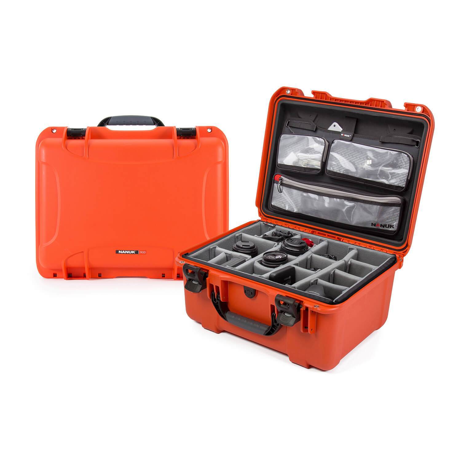 NANUK 933 Pro Photo Kit-Camera Case-Orange-NANUK