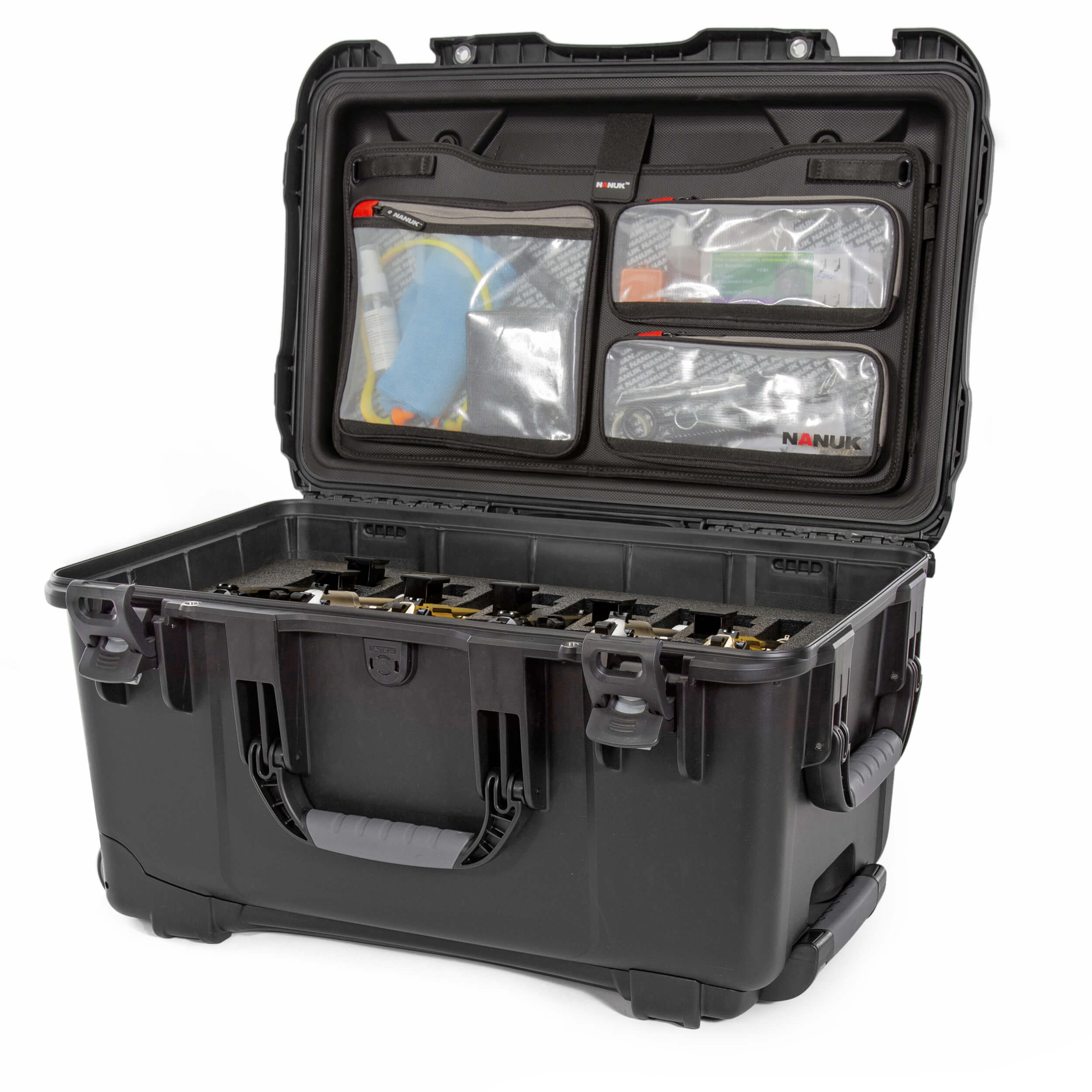 NANUK 938 6 Up Gun Case with Lid Organizer