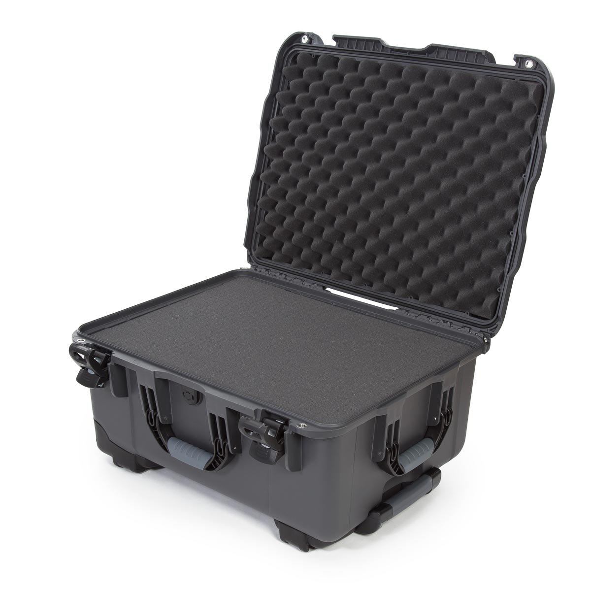 Pelican Watertight Hard Case with Cubed Foam & Wheels, Black