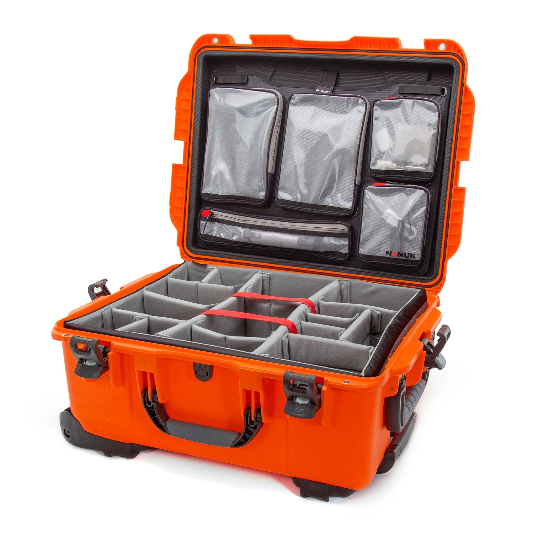 NANUK 955-Nanuk Case-Orange-Padded Divider + Lid Organizer-NANUK