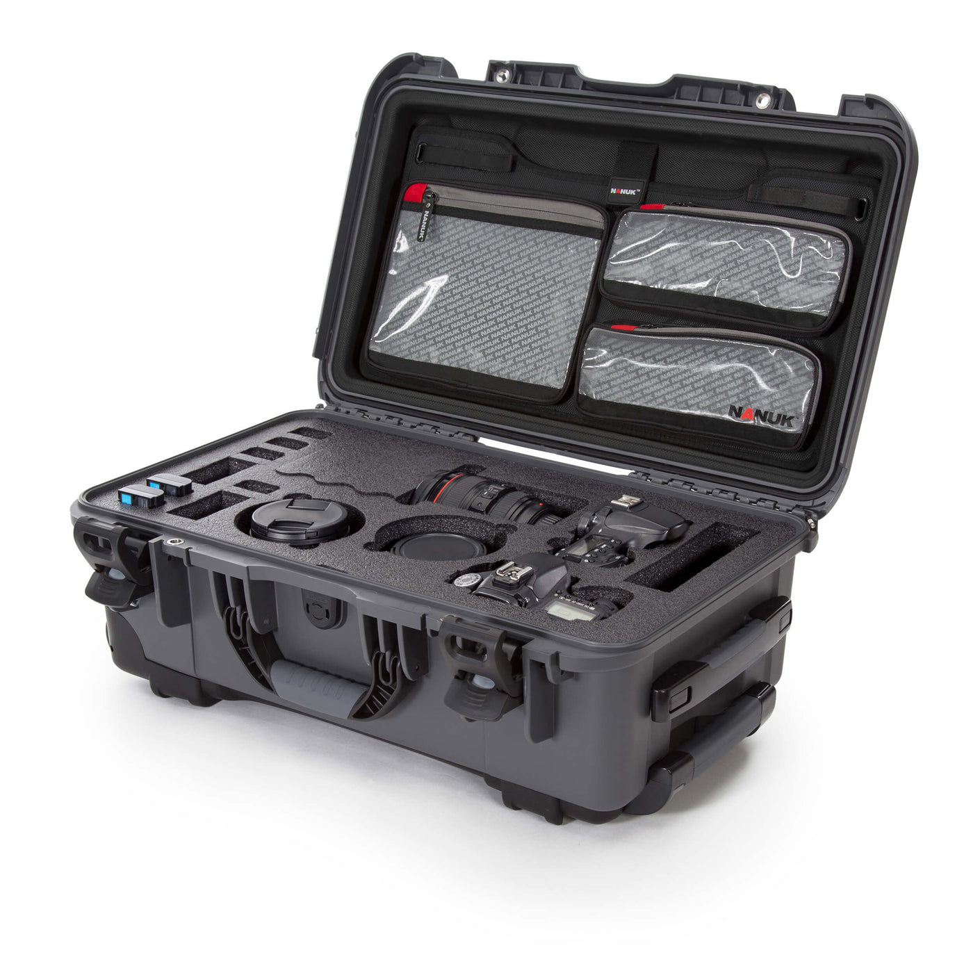 NANUK 935 DSLR Camera Case-Camera Case-Graphite-Lid Organizer-NANUK