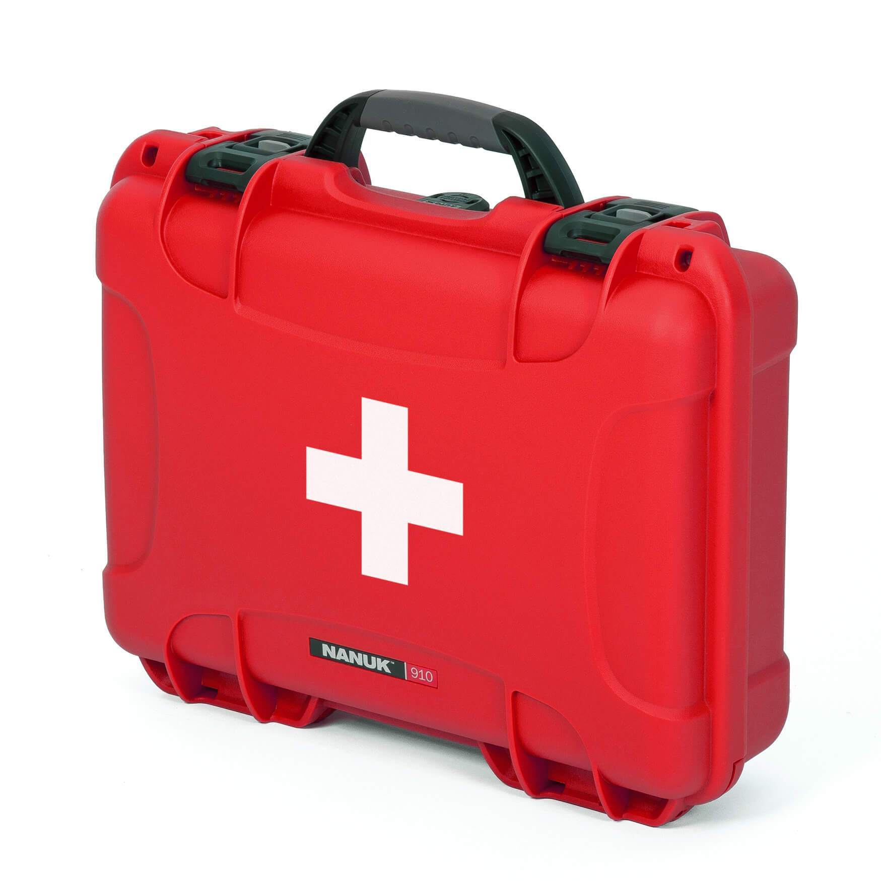 NANUK 910 First Aid case-Outdoor Case-Red-NANUK